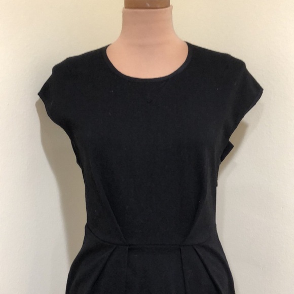 Isabel Marant Dress Size 2 Medium Black Pleated Mini - Picture 3 of 10